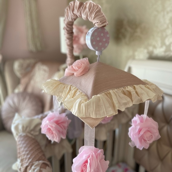 Other Glenna Jean Victoria Crib Mobile Includes Angelica Arm Cover